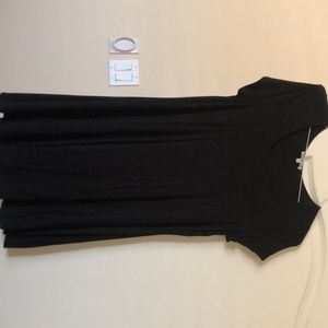 Black T-shirt dress